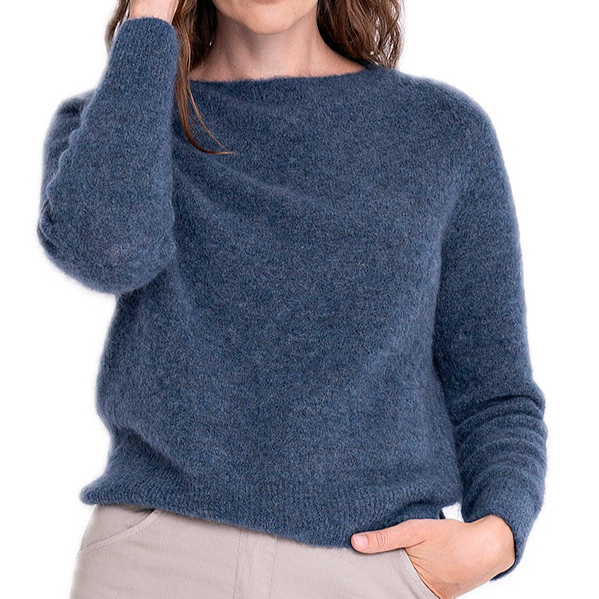 Kuschel-Pullover aus Mohair und Lammwolle
