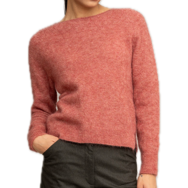 Kuschel-Pullover aus Mohair und Lammwolle
