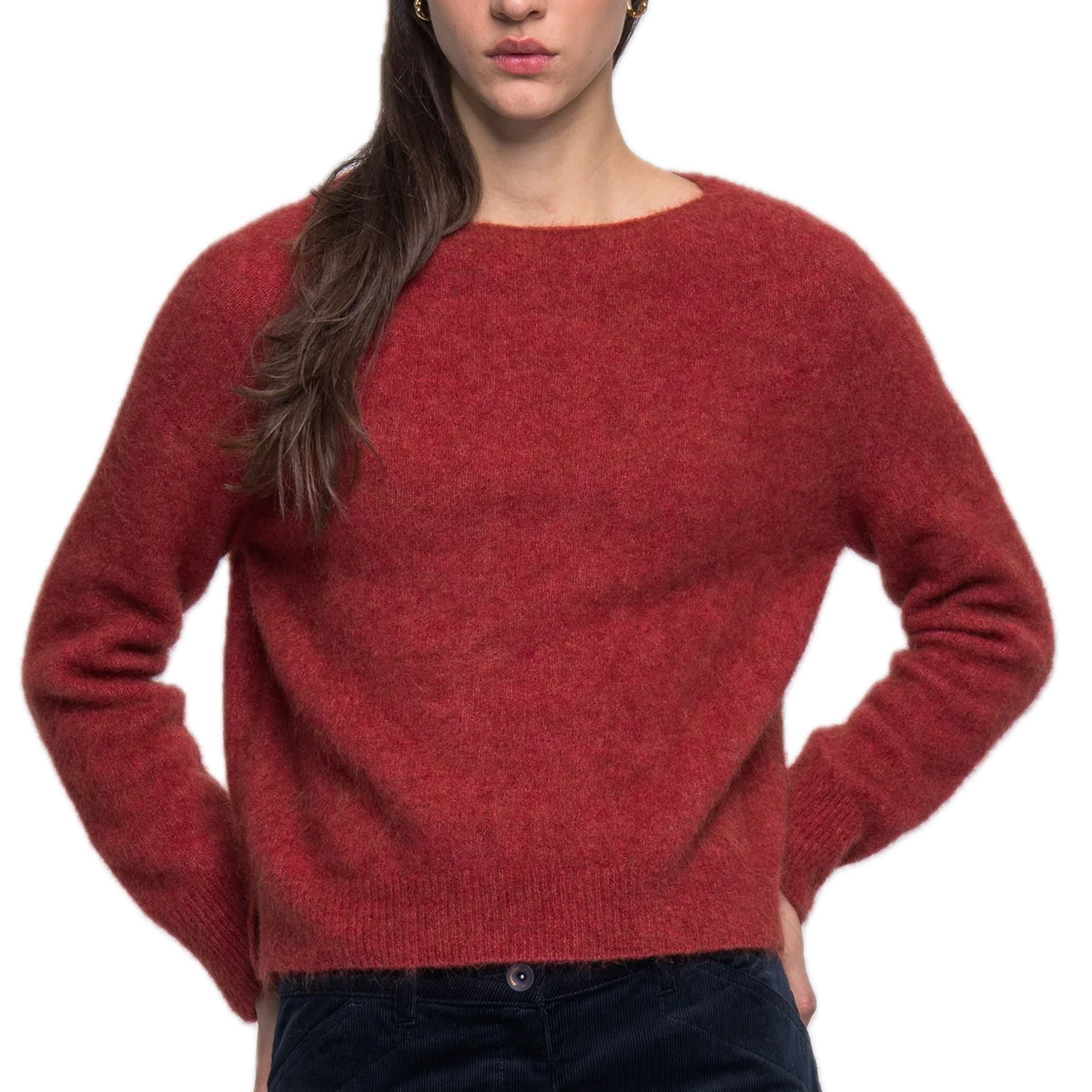 Kuschel-Pullover aus Mohair und Lammwolle
