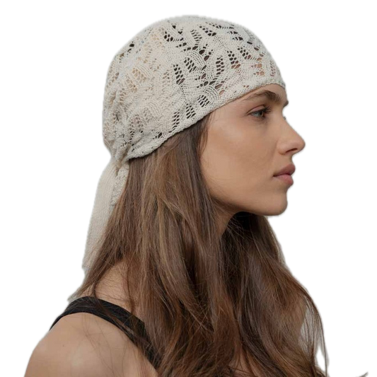 Alexia, Strick-Bandana aus recycelter Baumwolle Rifò