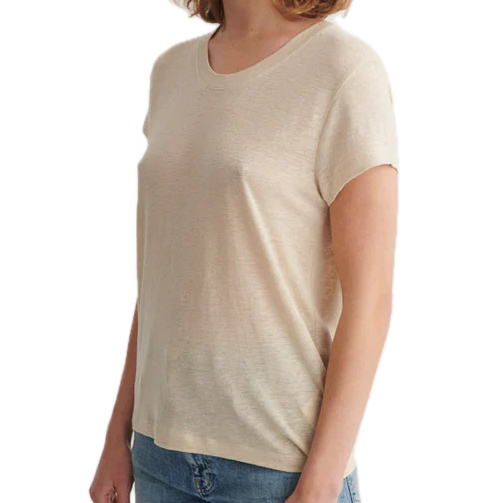 Ashly T-Shirt aus Leinen-Lyocell