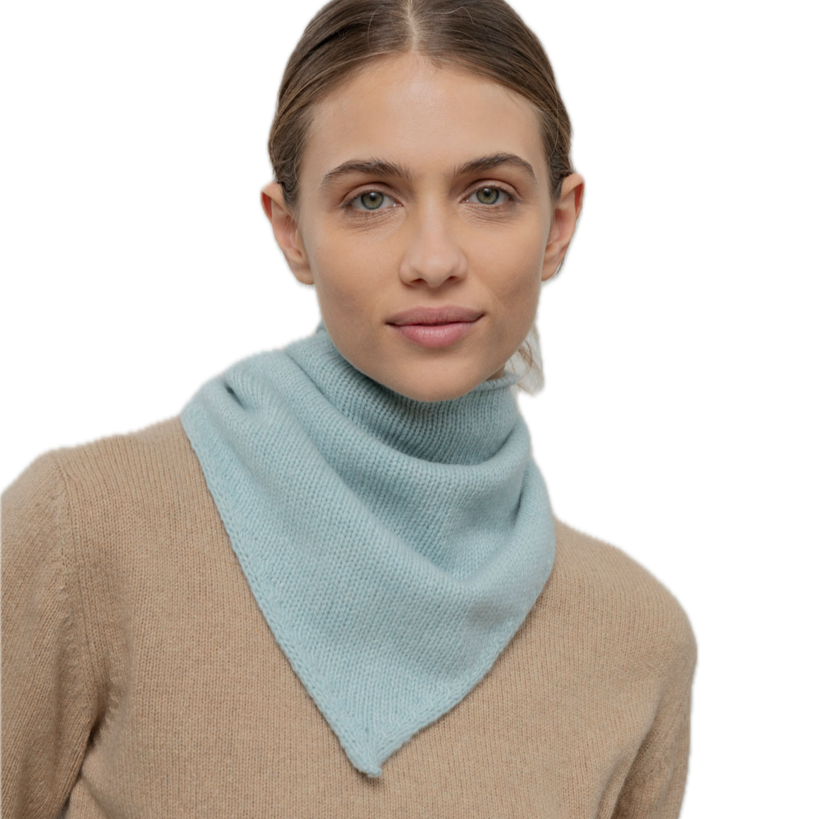 Recycelter Kaschmirwolle Bandana Schal - Masha