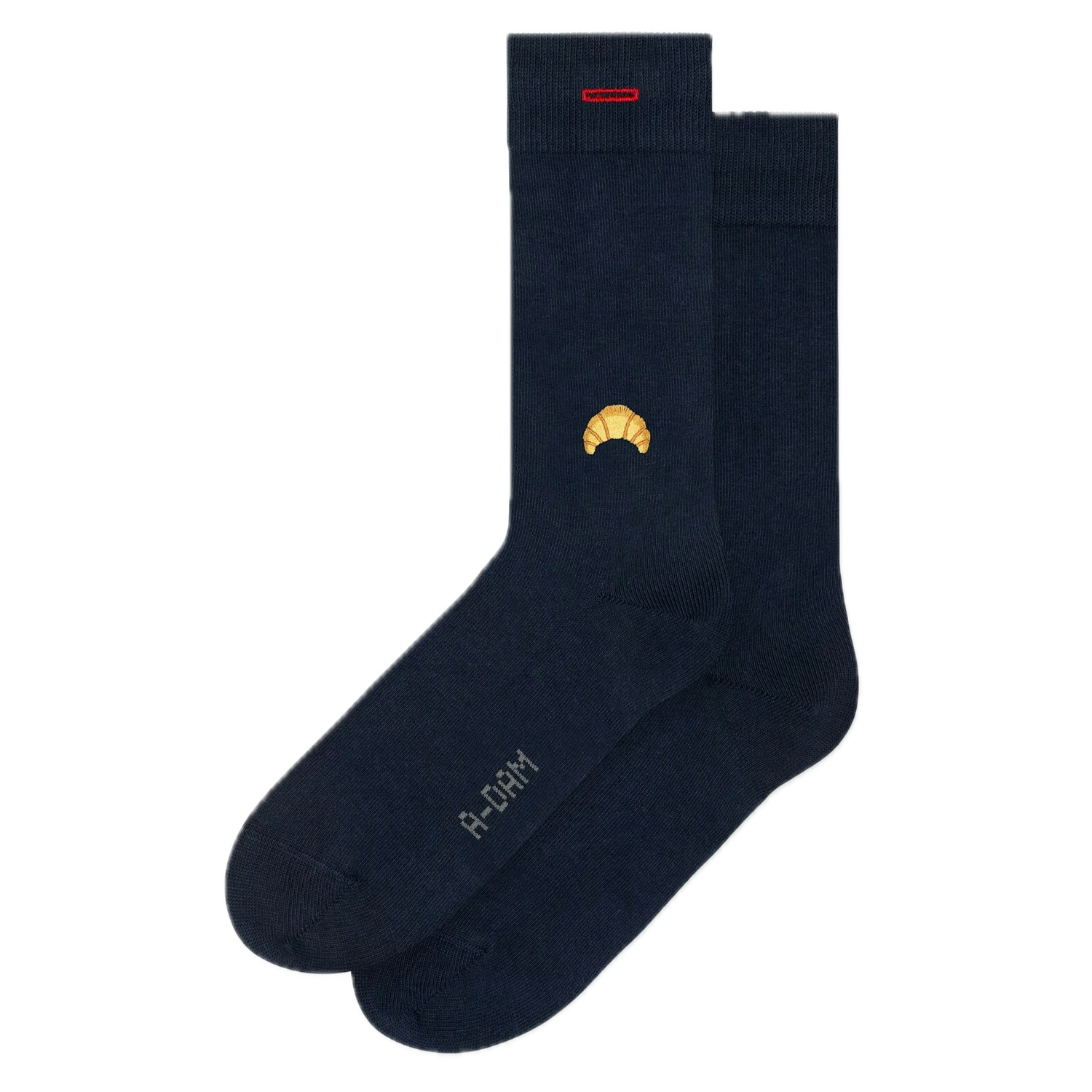 Socken mit Stickerei