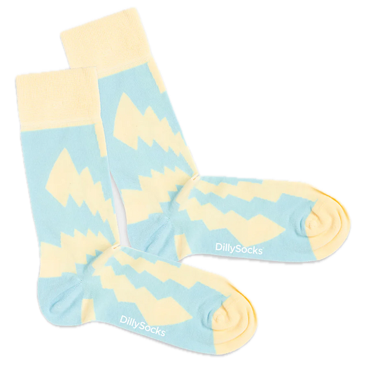 Socken mit Pastell-Blitzen