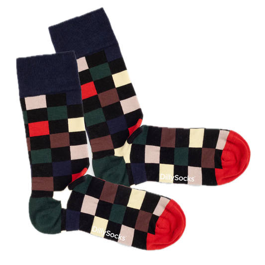 Kästchen-Socken