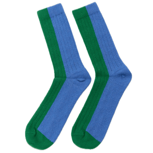 Bicolor Wollsocken