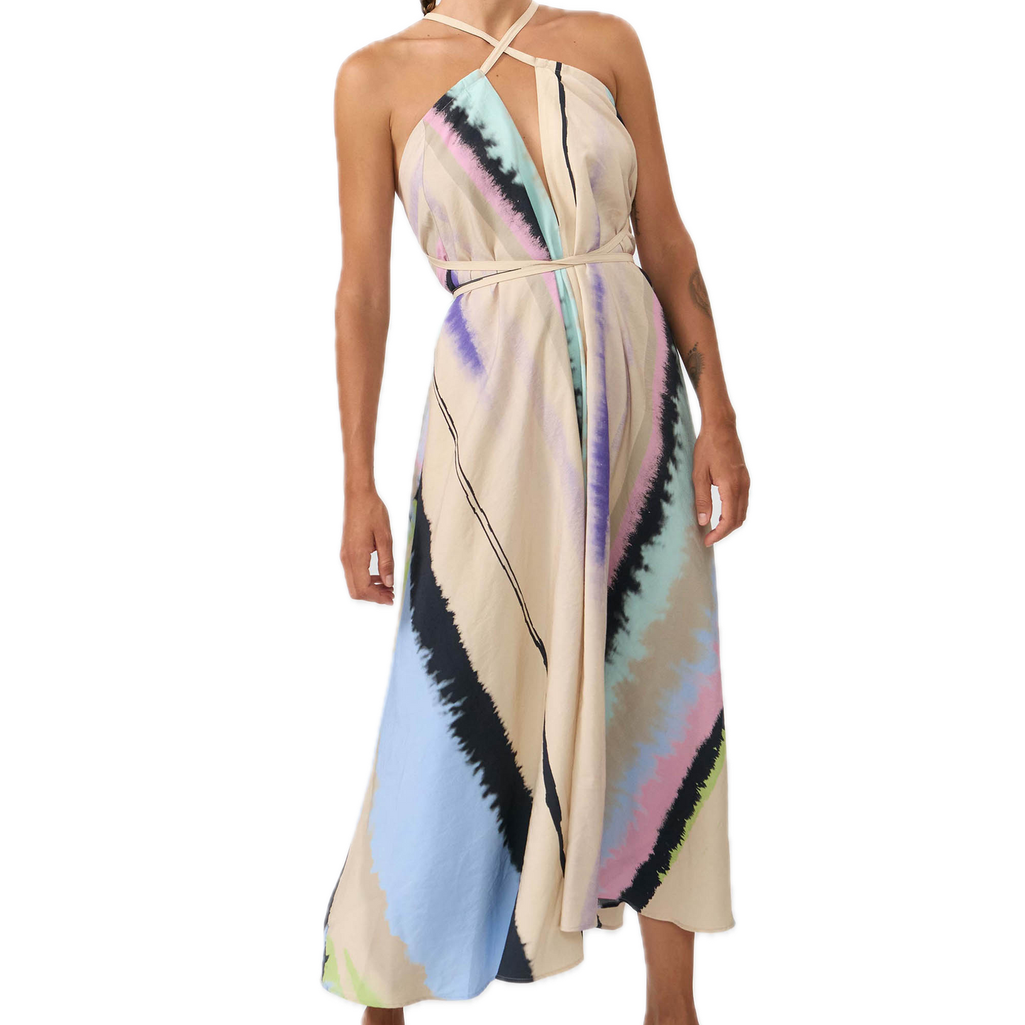 multipositions Dress aus Tencel-Modal, lang