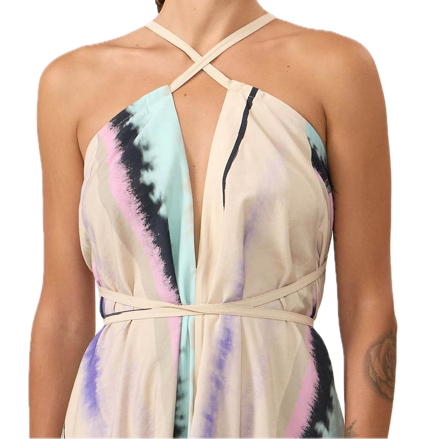 multipositions Dress aus Tencel-Modal, lang