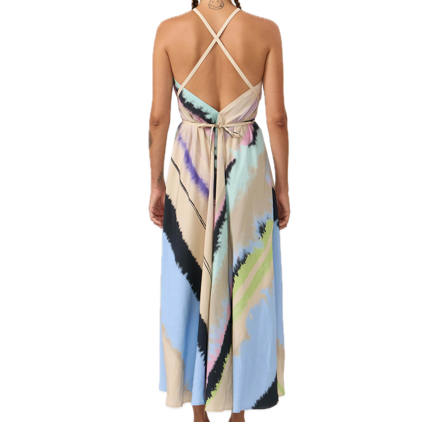 multipositions Dress aus Tencel-Modal, lang