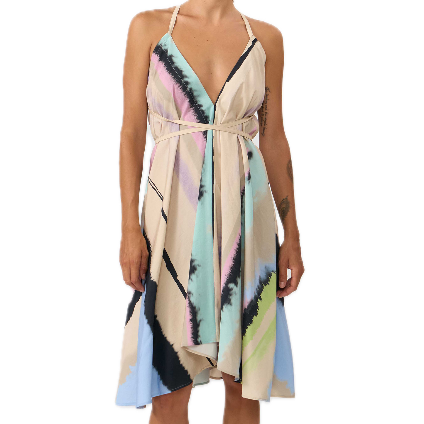 multipositions Dress aus Tencel-Modal, kurz