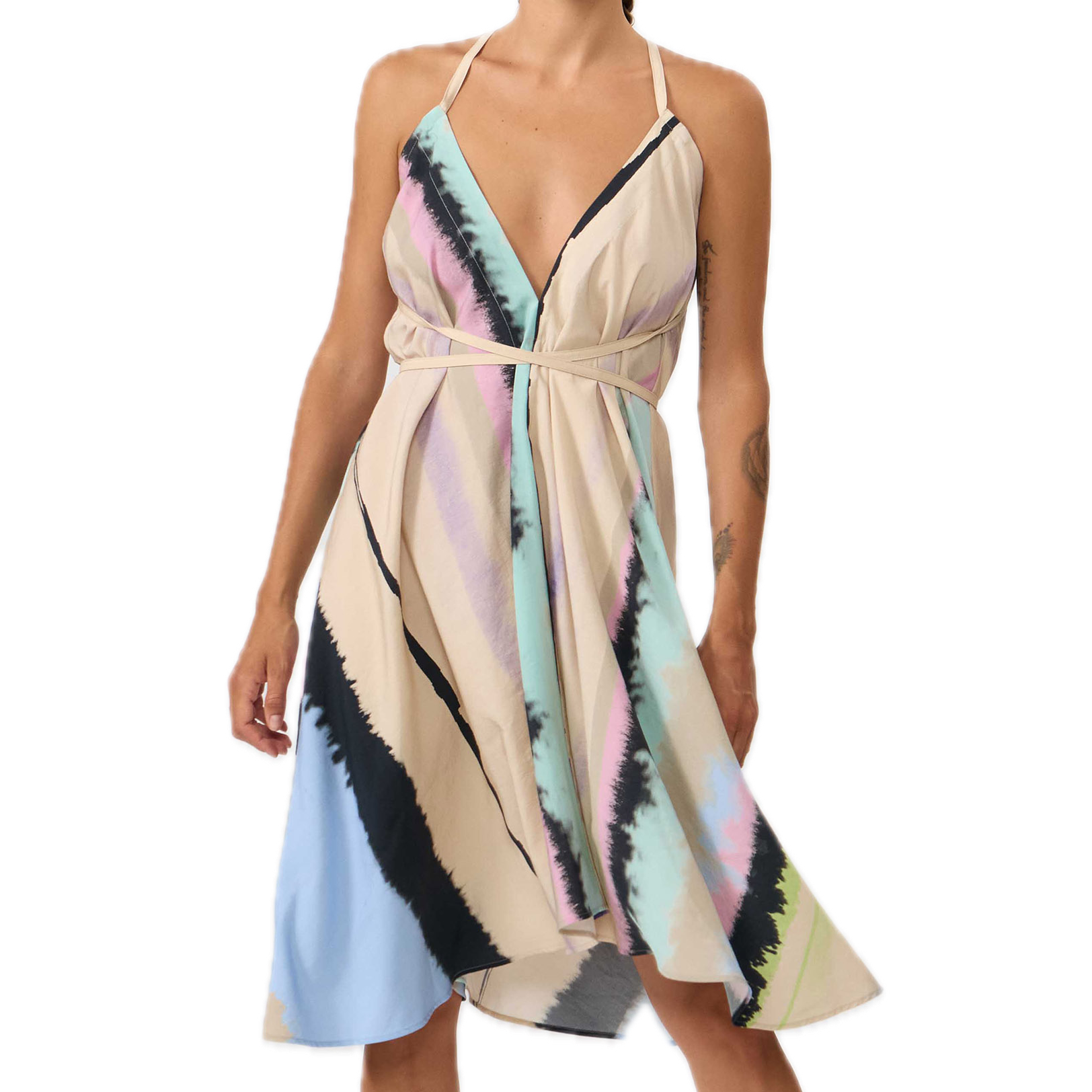 multipositions Dress aus Tencel-Modal, kurz