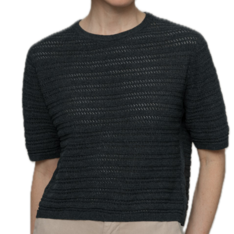 Elisa, Strickshirt aus recycelter Baumwolle