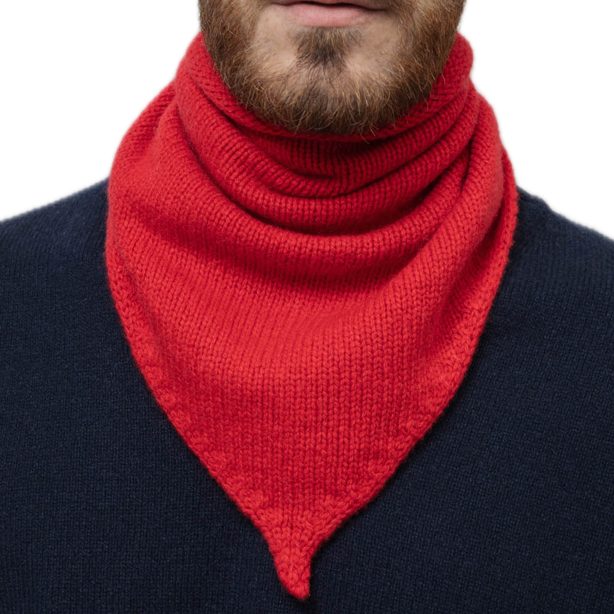 Recycelter Kaschmirwolle Bandana Schal - Masha