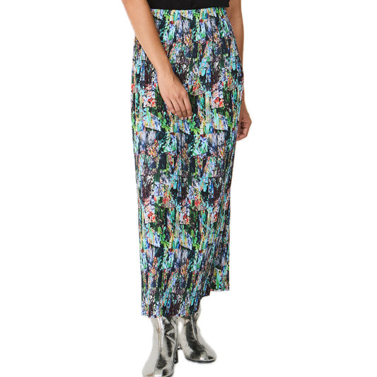 Laurane Plissée-Rock aus recykeltem Polyester