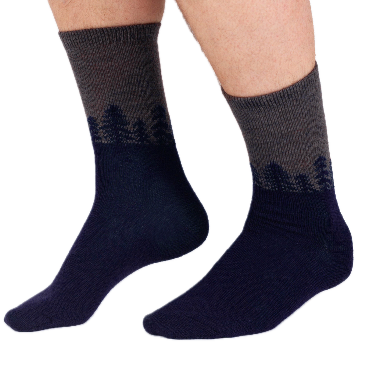 warme Wollsocken, Nadelbaum