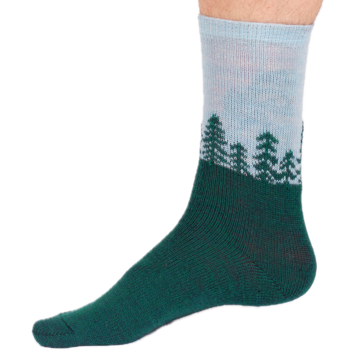 warme Wollsocken, Nadelbaum