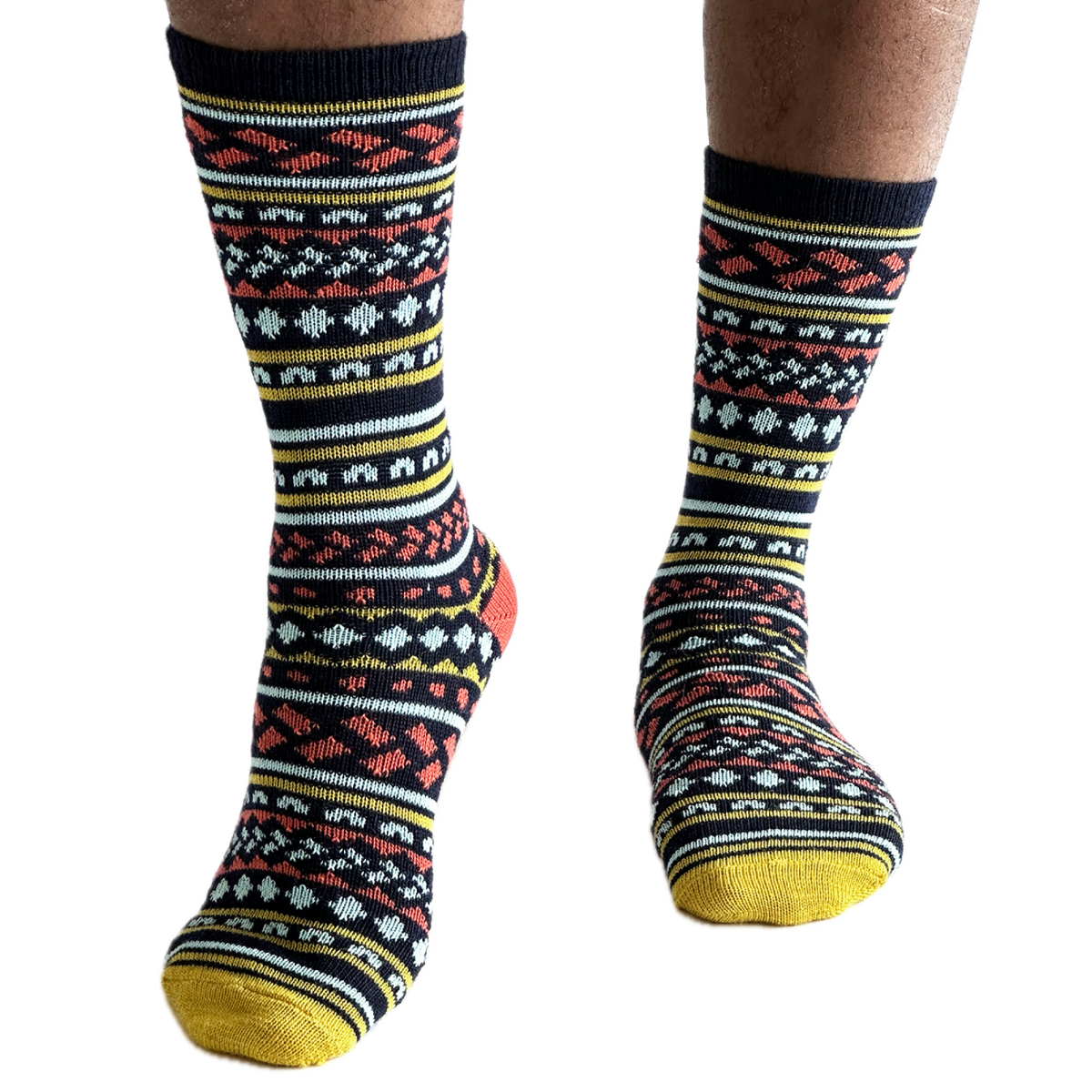 warme Wollsocken, Erskine Fairisle