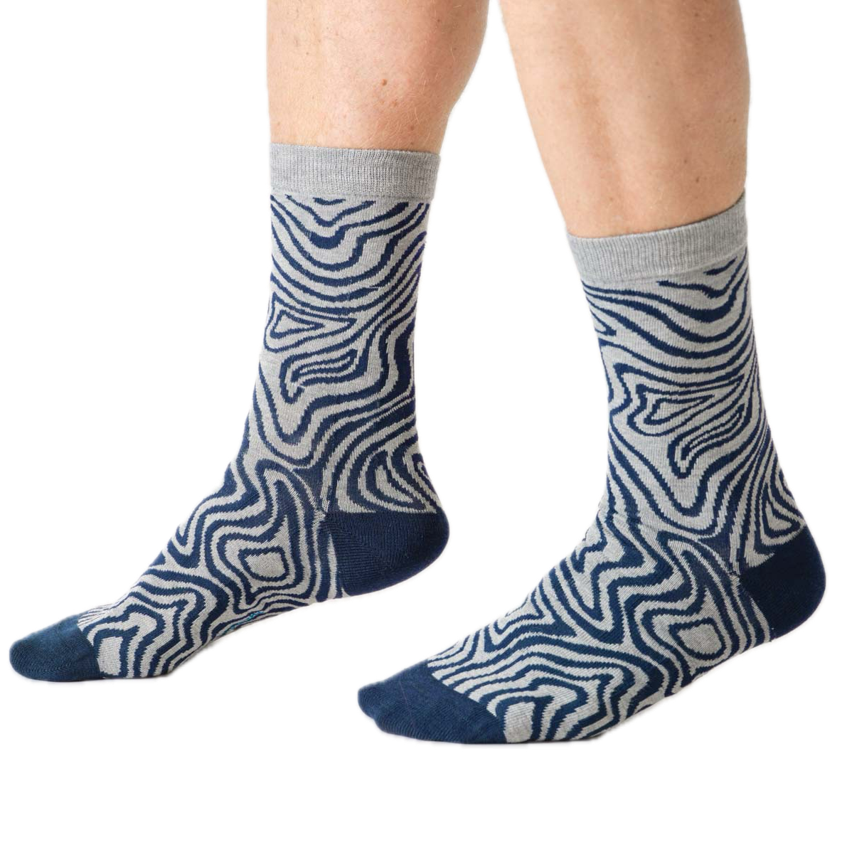 3er-Pack Socken mit Streifen und Mustern
