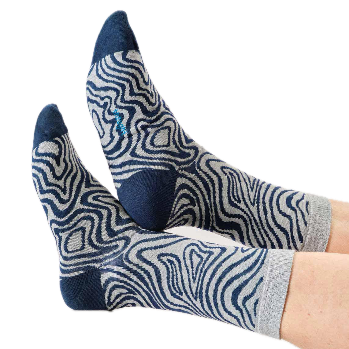 3er-Pack Socken mit Streifen und Mustern
