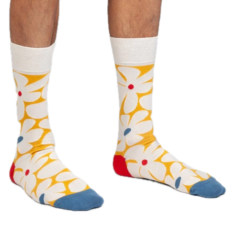 Socken mit Blüten DillySocks
