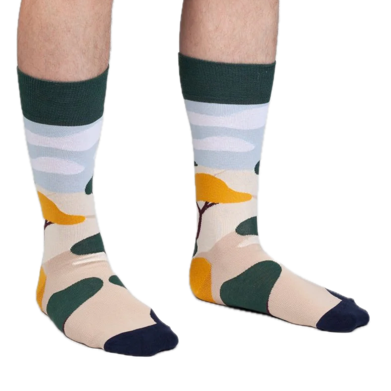 Socken mit Landschaft DillySocks
