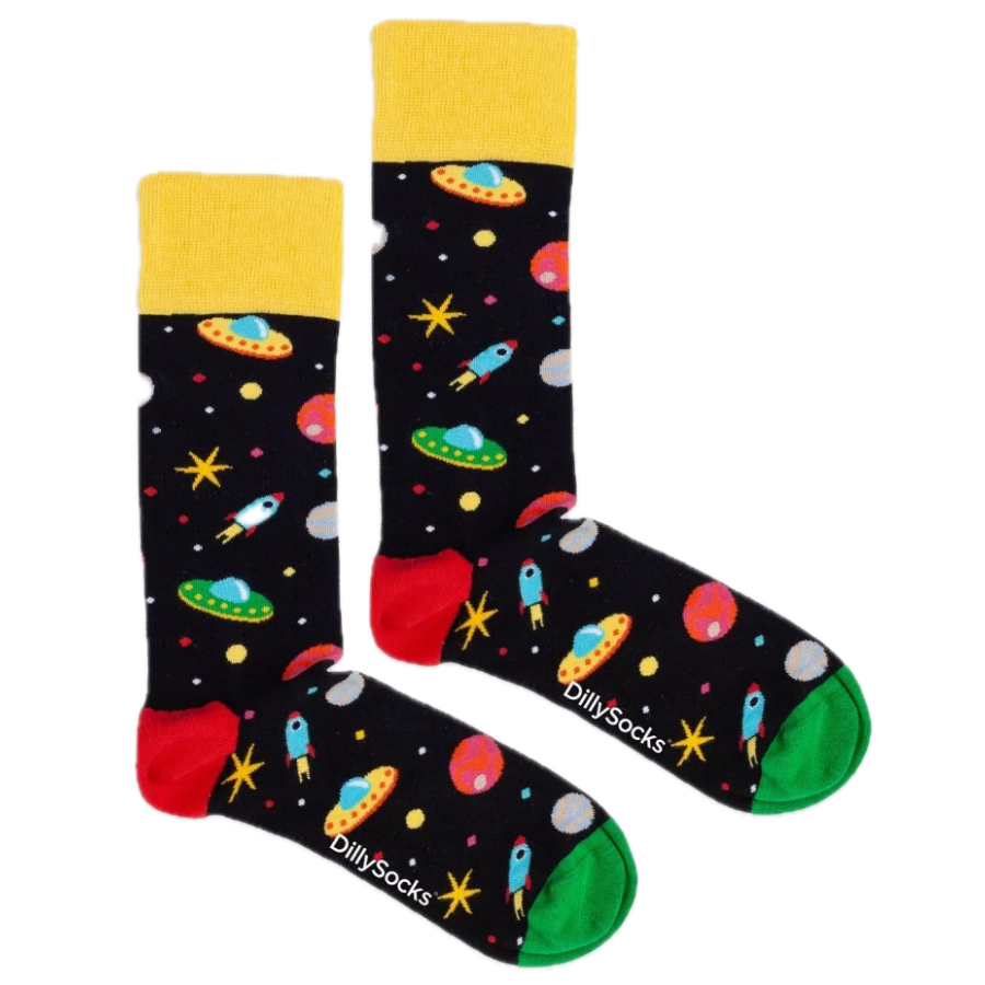 Socken mit Weltraummotiven DillySocks