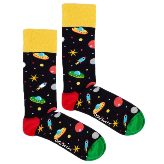 Socken mit Weltraummotiven DillySocks