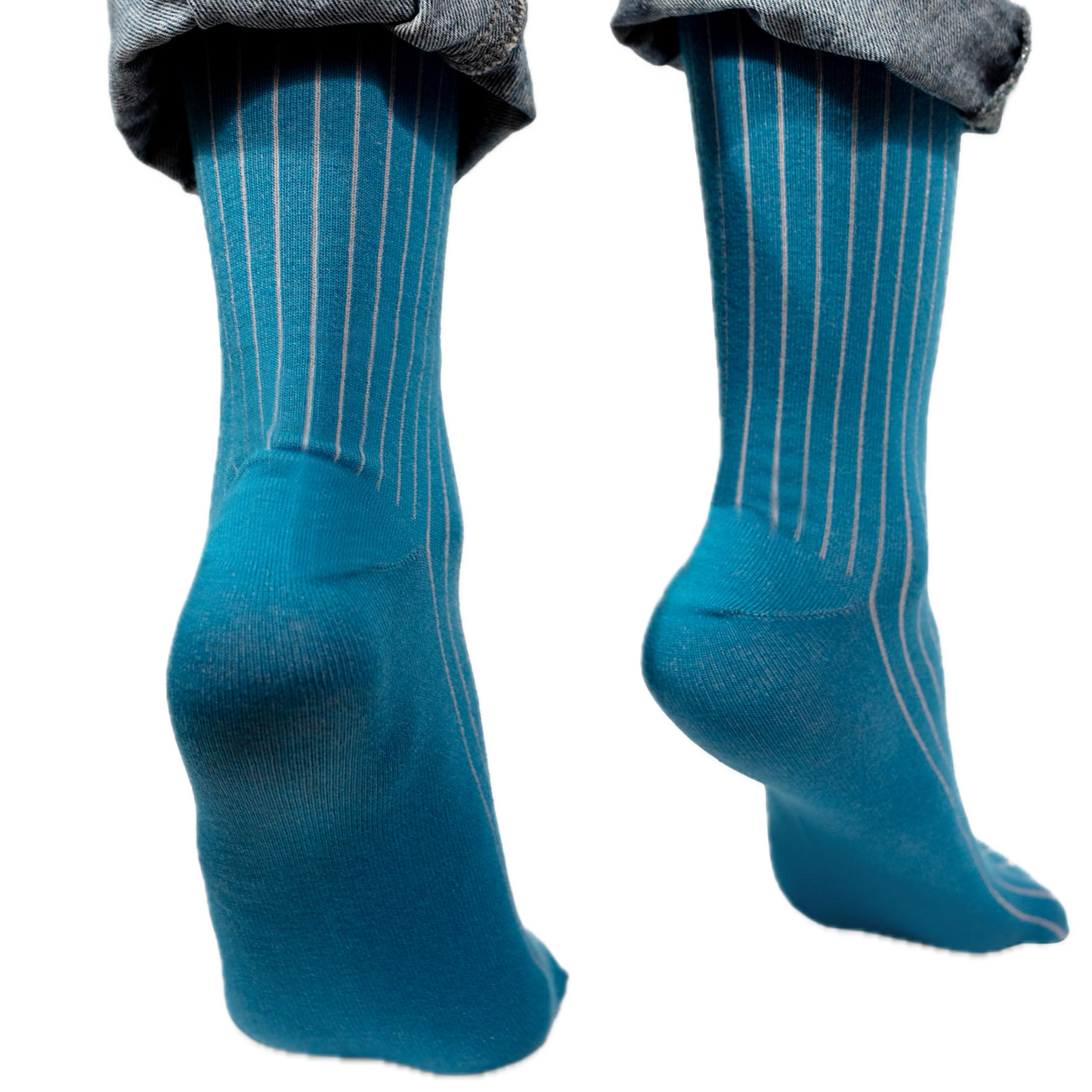 bunte Streifen-Strümpfe