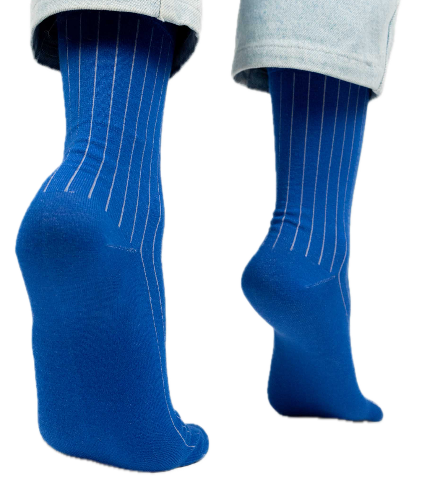 bunte Streifen-Strümpfe