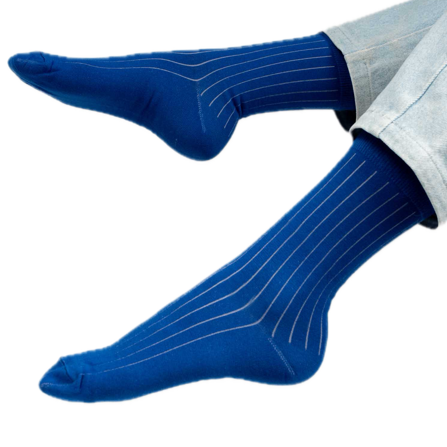 bunte Streifen-Strümpfe