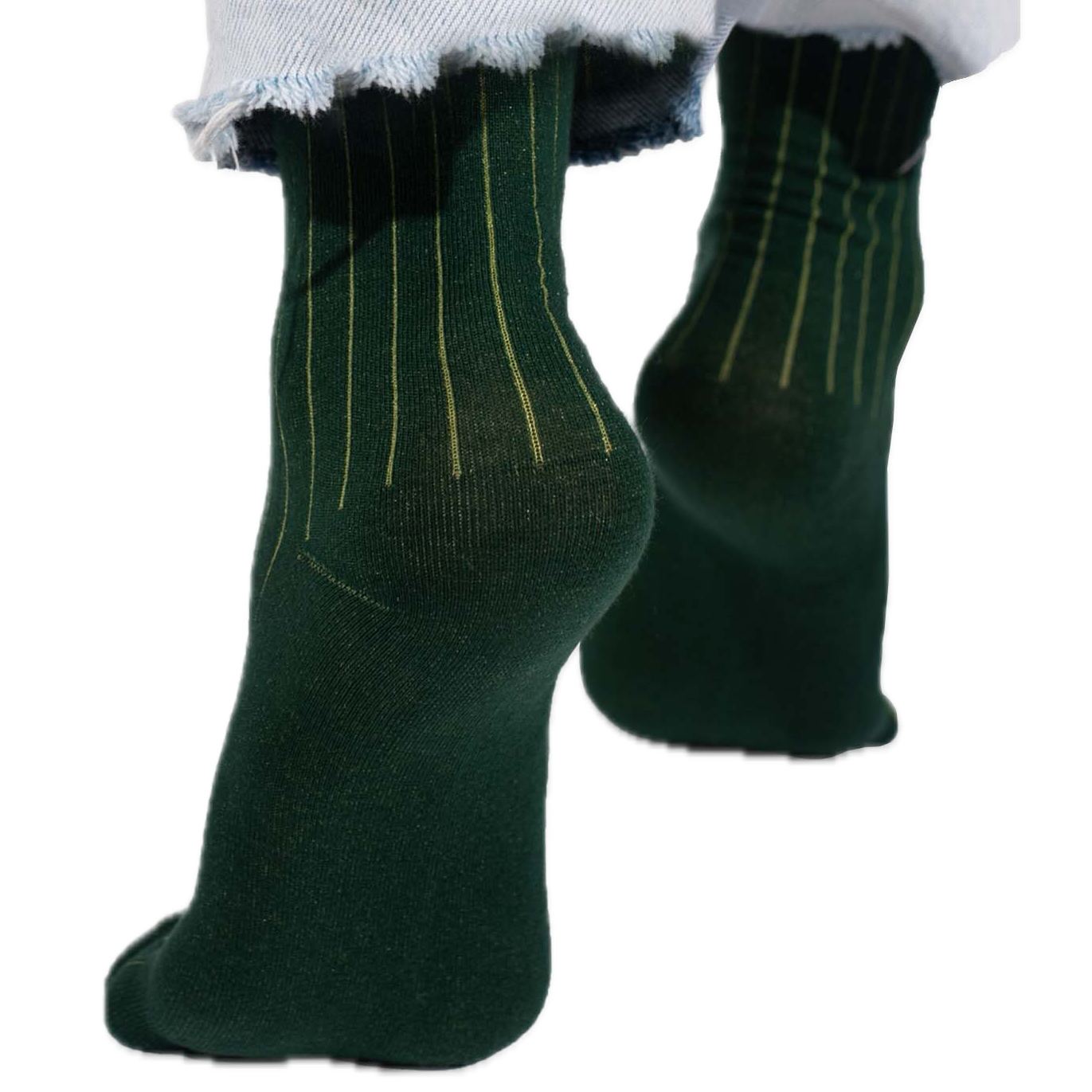 bunte Streifen-Strümpfe