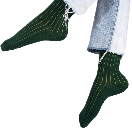 bunte Streifen-Strümpfe