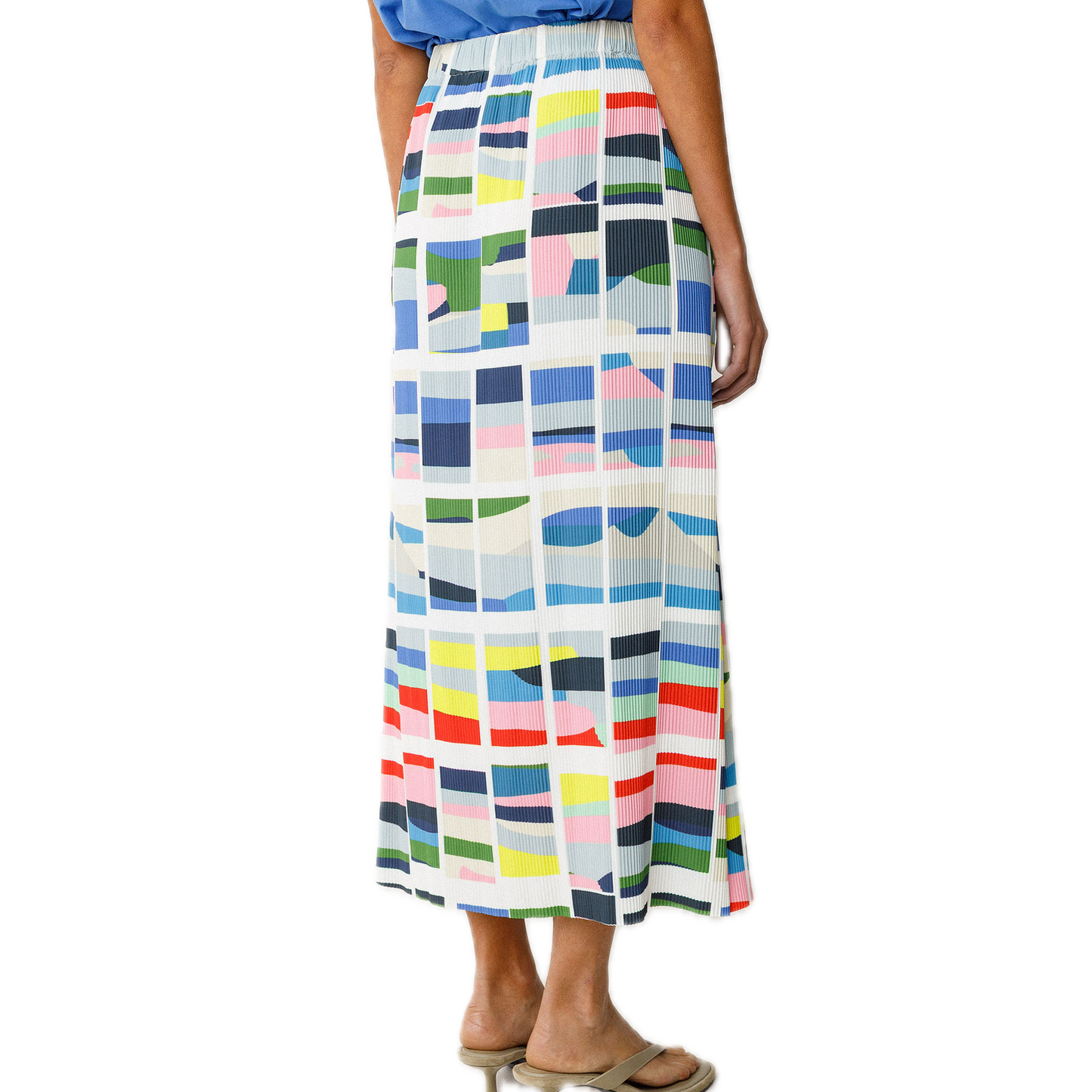 Sira Plissée-Rock aus recykeltem Polyester