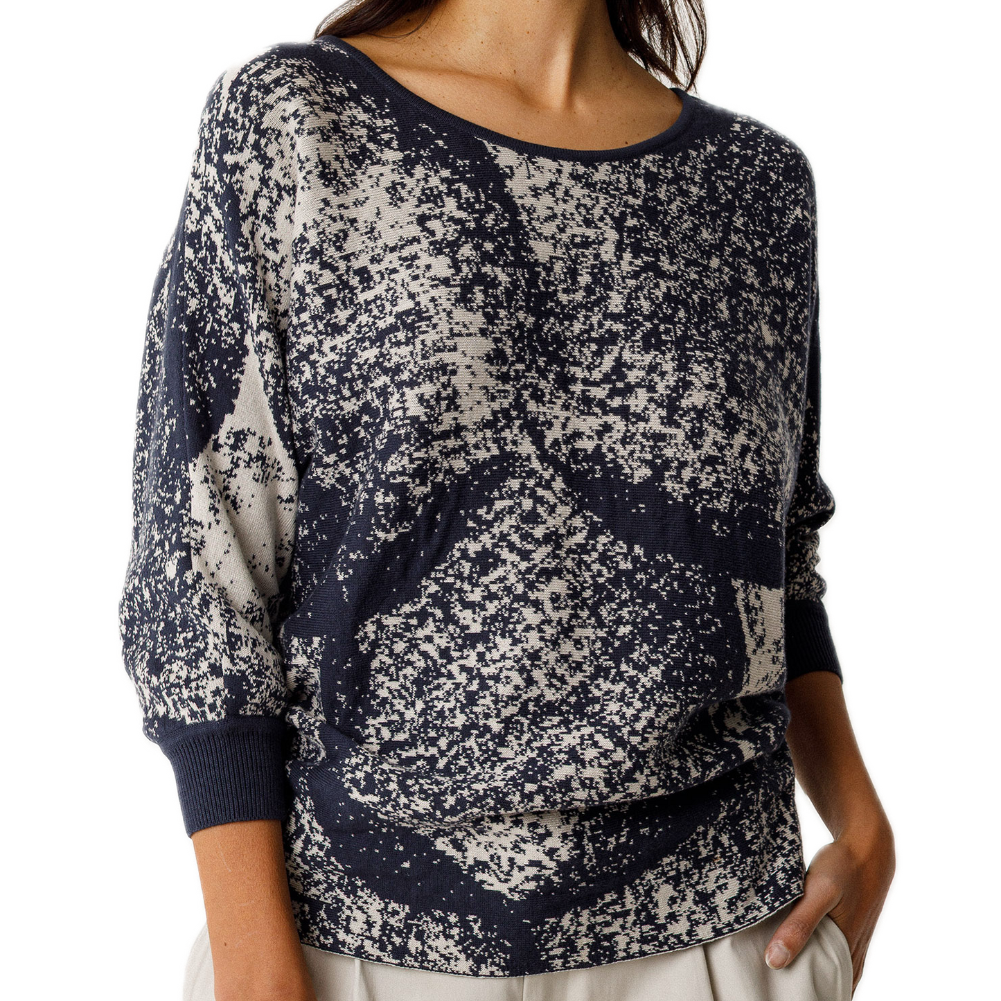 Naike 3/4-Arm-Pulli aus Bio-Baumwolle