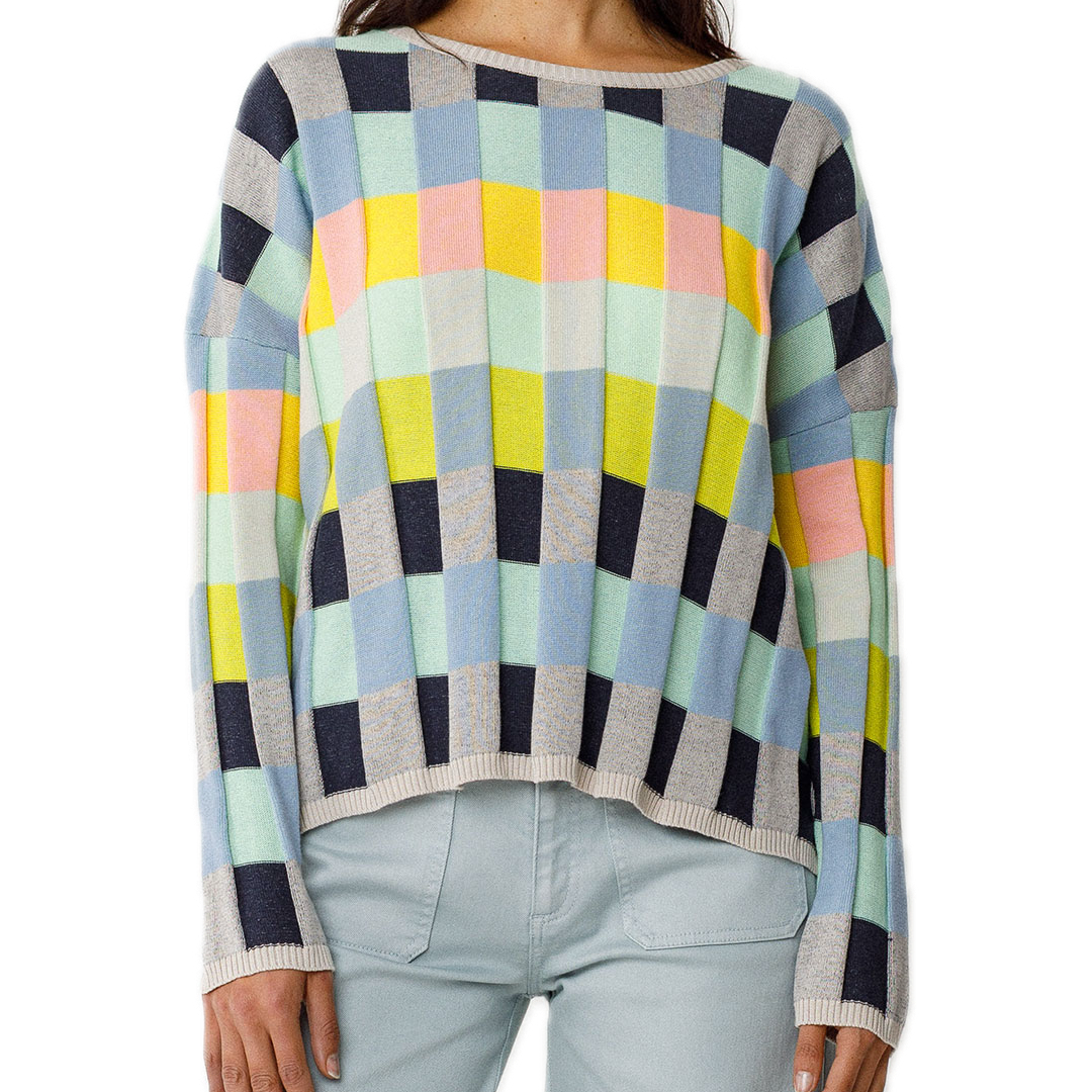 Bita bunter Pulli aus Bio-Baumwolle