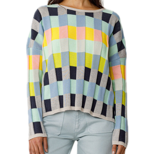 Bita bunter Pulli aus Bio-Baumwolle