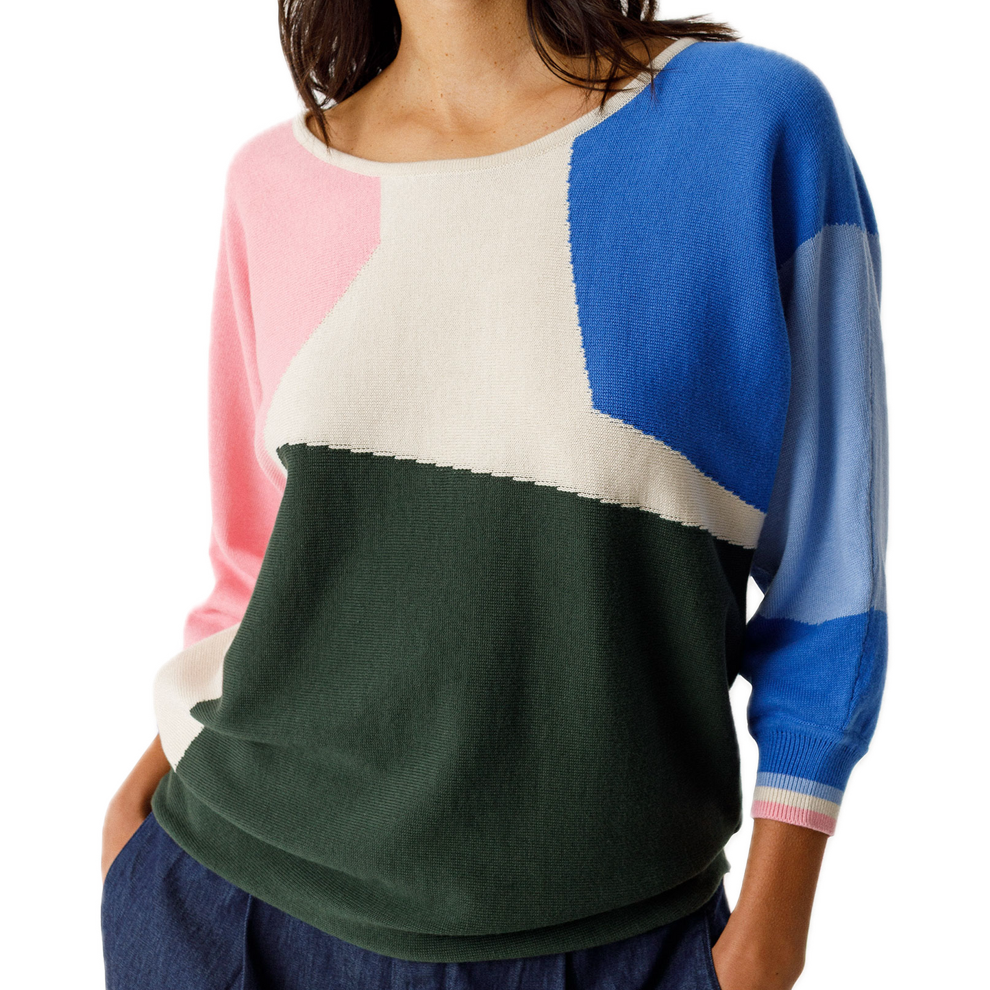 Naike 3/4-Arm-Pulli aus Bio-Baumwolle