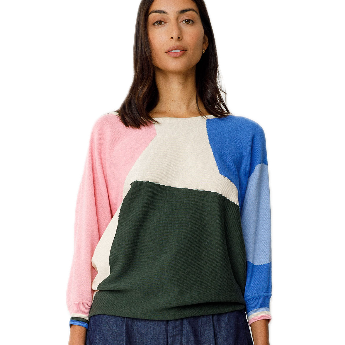 Naike 3/4-Arm-Pulli aus Bio-Baumwolle