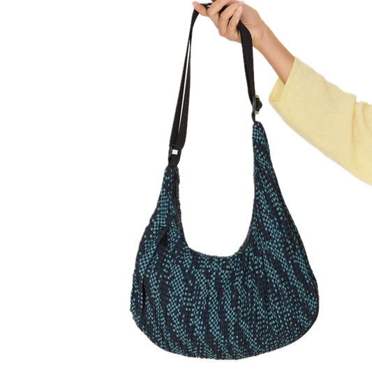 Tasche, Kalamua, aus recykeltem Polyester-Plissee
