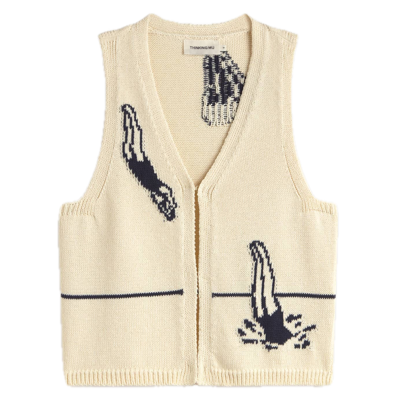 Robbie Swimmer Weste thinking MU