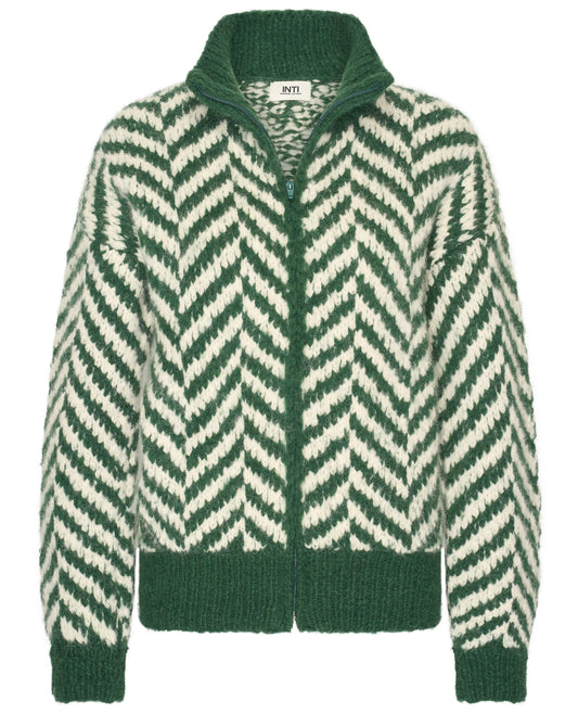 Leticia superflauschige Alpaka-Strickjacke