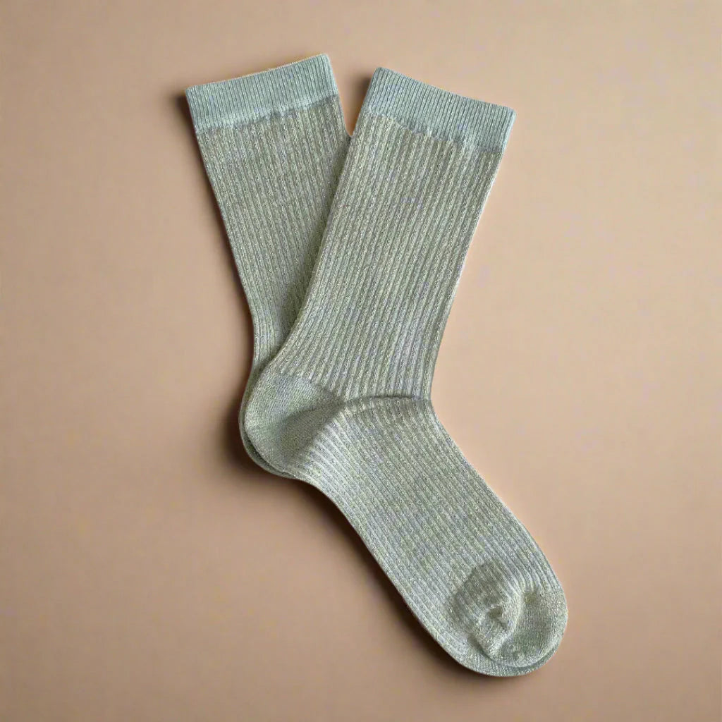 Glitzer Socken aus Bambus-Lyocell