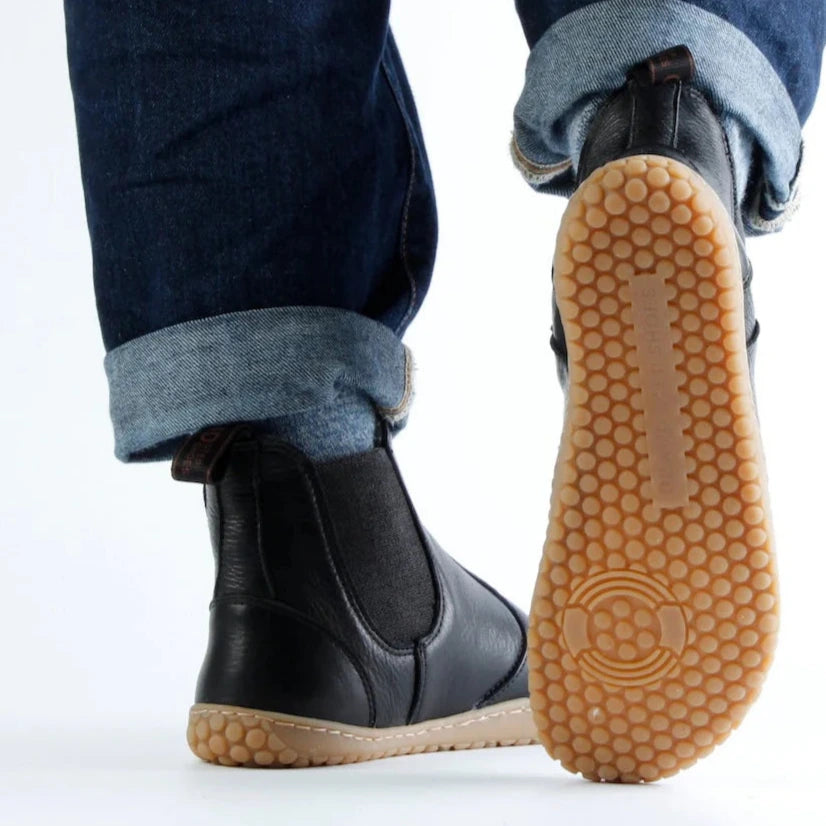 Kim, gefütterte Stiefeletten mit Barfußsohle
