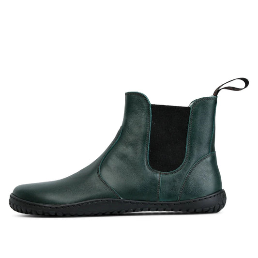Kim, lined ankle boots with barefoot sole