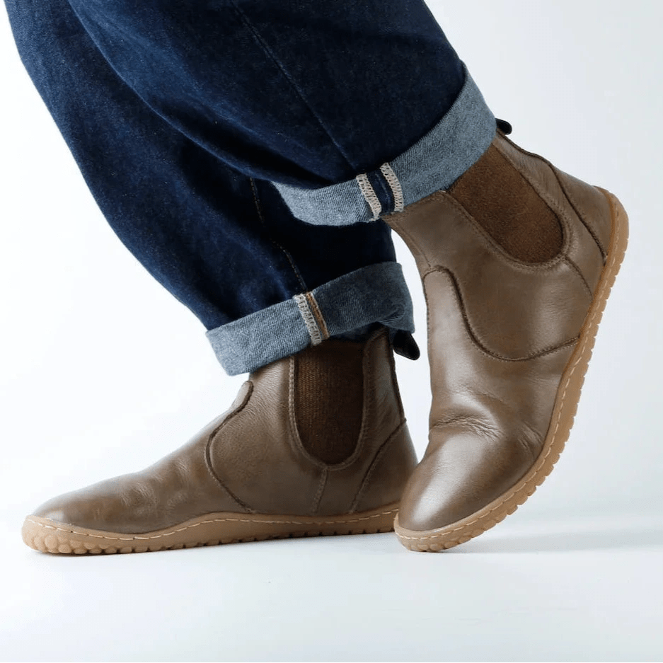 Kim, gefütterte Stiefeletten mit Barfußsohle