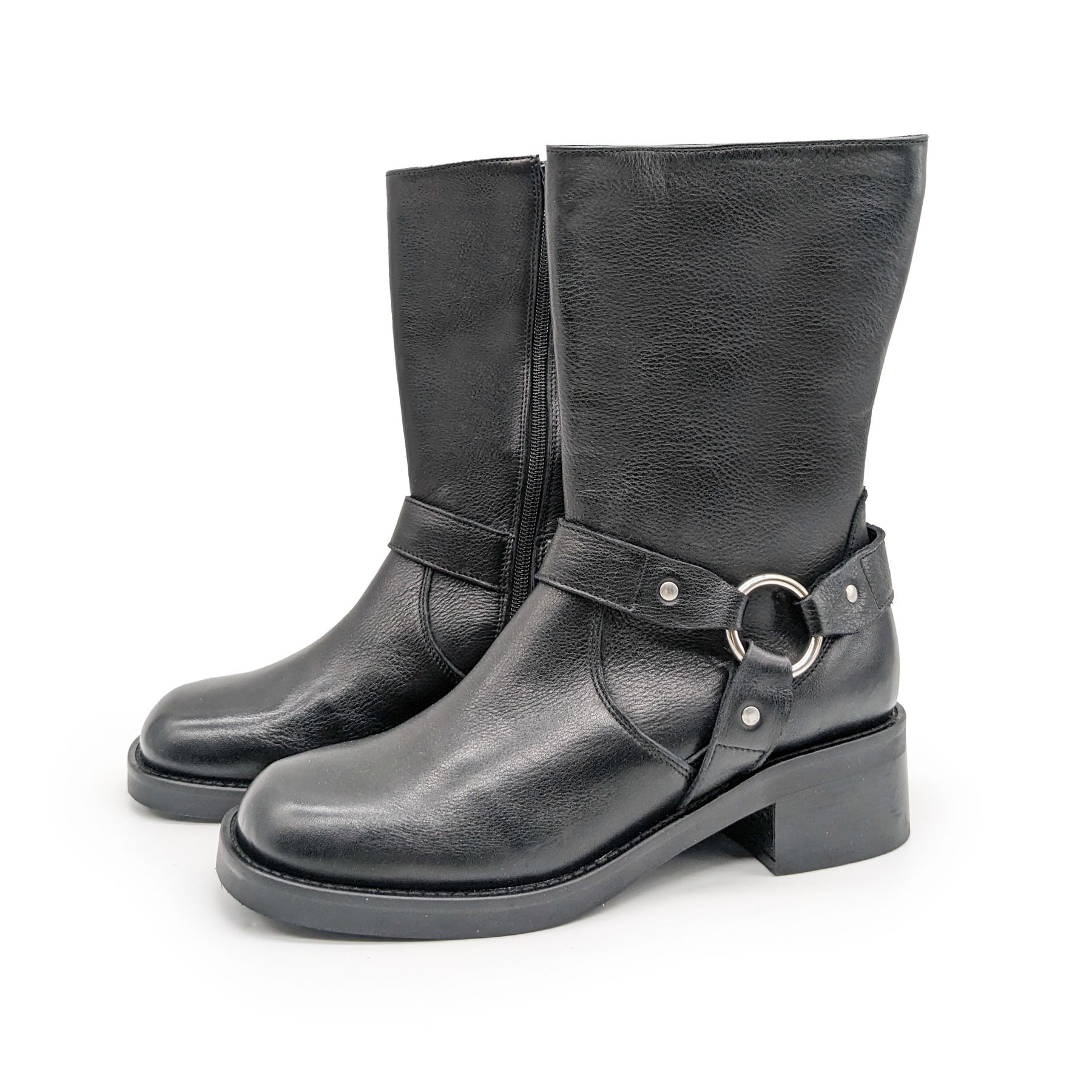 Kudu, Biker-Boots aus Bio Leder