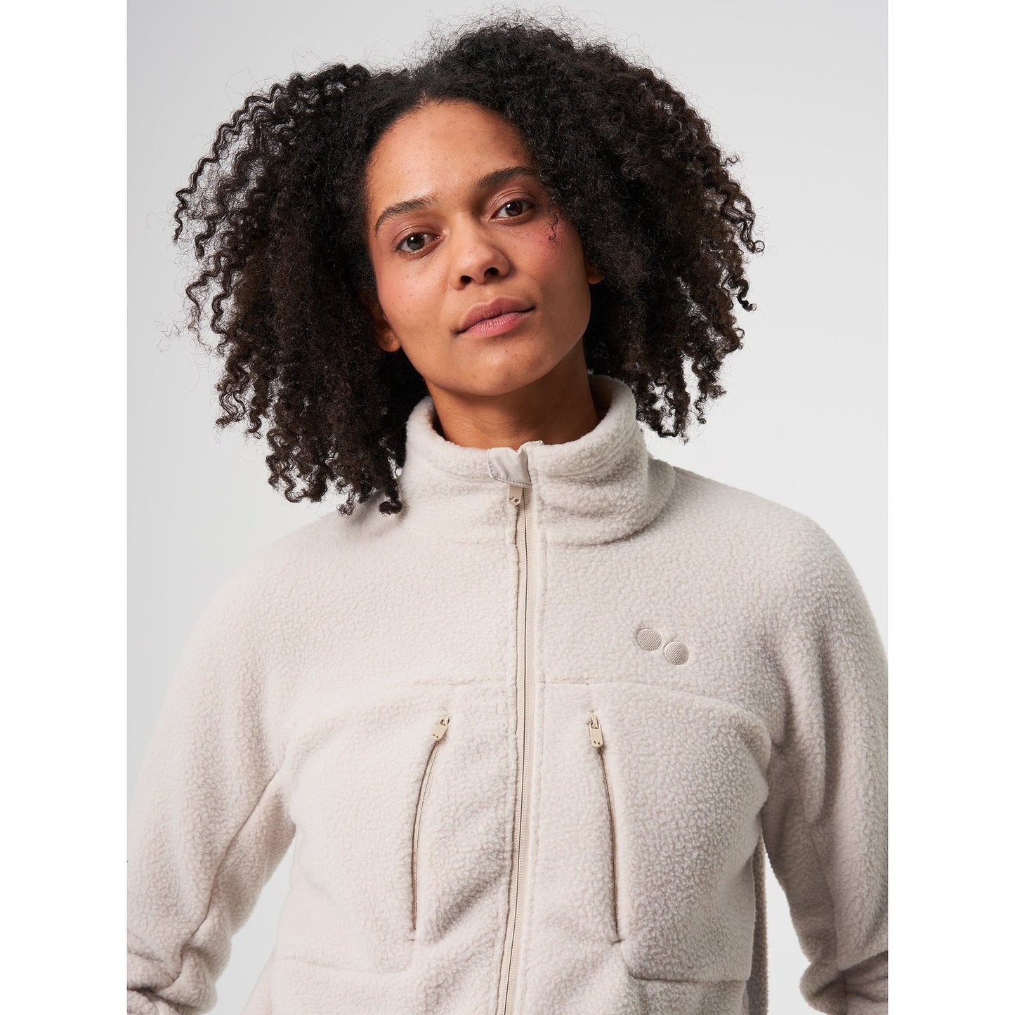 Fleece jacket made from recycled polyester