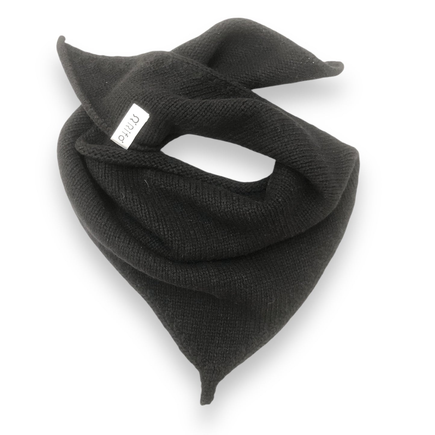 Recycled Cashmere Wool Bandana Scarf - Masha