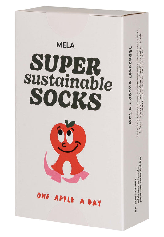 Box: 2er-Pack Apfel-Socken