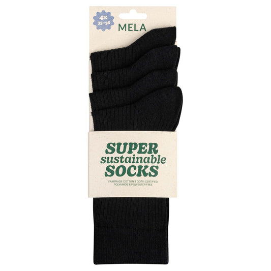 4-pack of ribbed socks